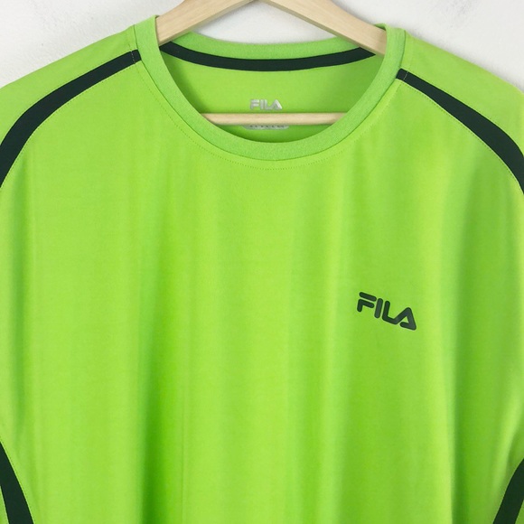 Fila Dri Fit Tee T-Shirt Mint Green XL - Picture 2 of 4